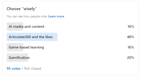 LinkedIn Poll